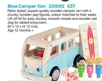 Blue Campe Van