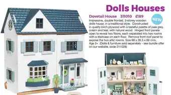 Mulberry Bush Doll Houses Dovetail House offer