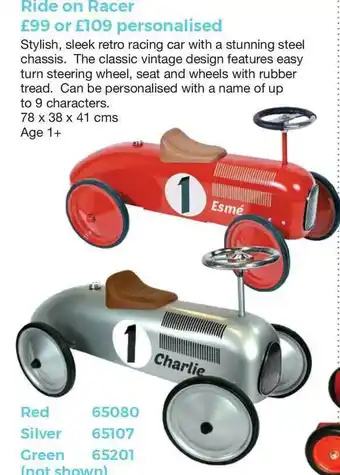 Ride On Racer
