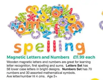 Magnetic Letters And Numbers