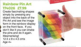 Rainbow Pin Art