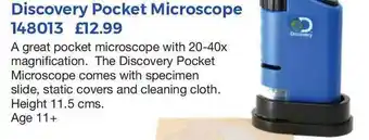 Mulberry Bush Discovery Pocket Microscope offer