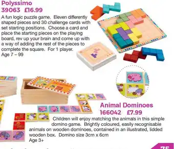 Polyssimo , Animal Dominoes