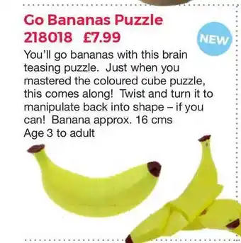 Mulberry Bush Go Bananas Puzzle offer