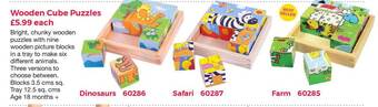 Mulberry Bush Wooden Cube Puzzles offer