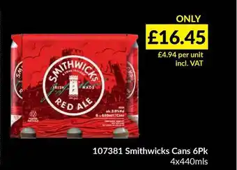 Musgrave MarketPlace Smithwicks Cans offer