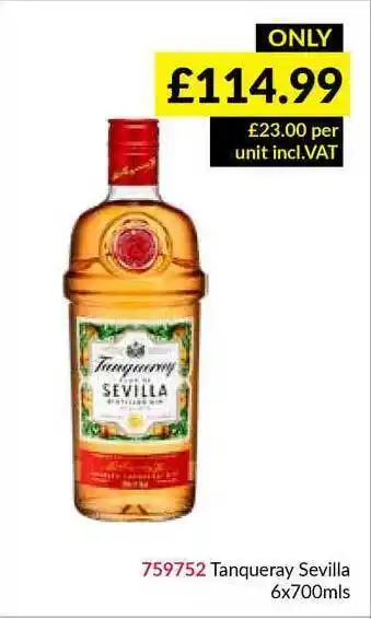 Musgrave MarketPlace Tanqueray Sevilla offer