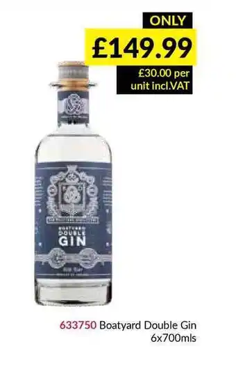 Musgrave MarketPlace Boatyard Double Gin offer