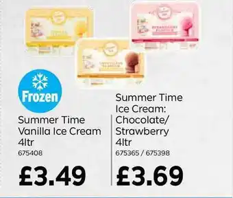 Bestway Summer Time Vanilla Ice Cream Summer Time Ice Cream Chocolate-Strawberry offer