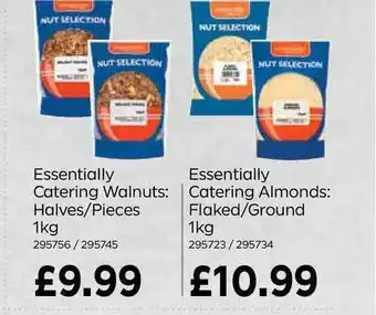 Bestway Catering Walnuts Halves-Pieces Catering Almonds Flaked-Ground offer