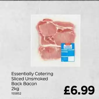 Bestway Sliced Unsmoked Back Bacon offer