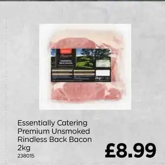 Bestway Premium Unsmoked Rindless Back Bacon offer