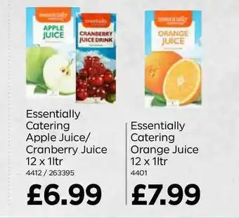 Bestway Apples Juice-Cranberry Juice Essentially Catering Orange Juice offer
