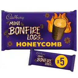 Iceland Cadbury Bonfire Logs Halloween Milk Chocolate Mini Rolls Cakes 5 pack offer