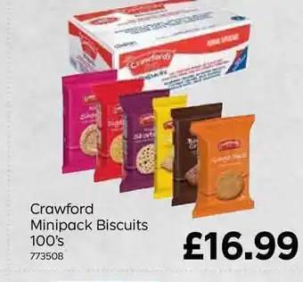 Bestway Crawford Minipack Biscuits offer