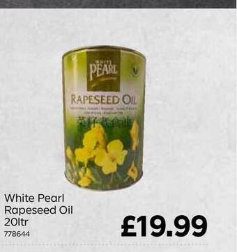 Bestway White Pearl Rapeseed Oil offer