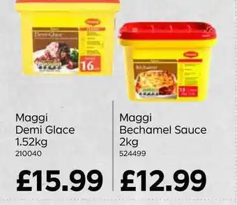 Bestway Maggi Demi Glace Maggi Bechamel Sauce offer