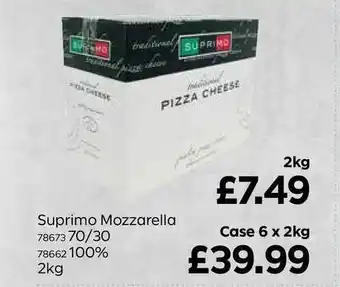 Bestway Suprimo Mozzarella Pizza Cheese offer