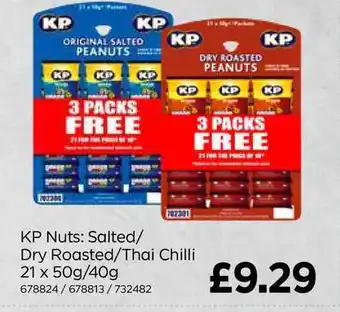 Bestway KP Nuts Salted-Dry Roasted-Thai Chilli offer