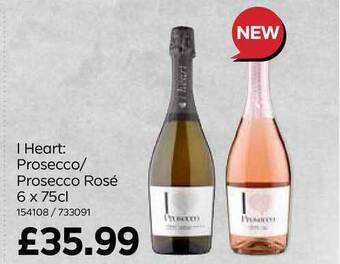 Bestway I Heart Prosecco-Prosecco Rose offer