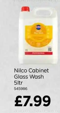 Bestway Nilco Cabinet Glass Wash offer
