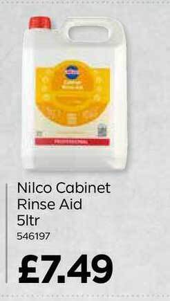 Bestway Nilco Cabinet Rinse Aid 5ltr offer