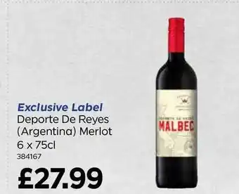 Bestway Deporte De Reyes Merlot Malbec offer