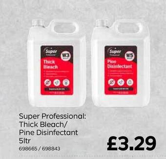 Bestway Super Professional Thick Bleach-Pine Disinfectant 5ltr offer