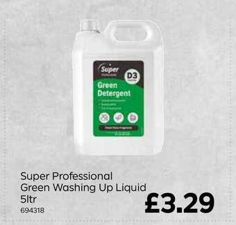 Bestway Super Professional Green Washing Up Liquid 5ltr offer