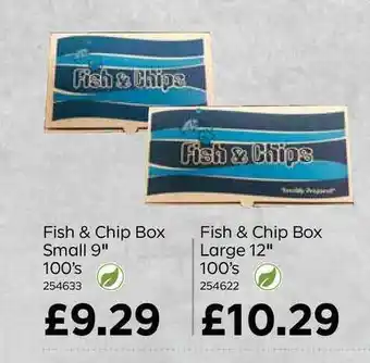 Bestway Fish & Chip Box Small Fish & Chip Box Large offer
