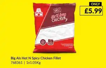 Musgrave MarketPlace Big Als Hot N Spicy Chicken Fillet offer