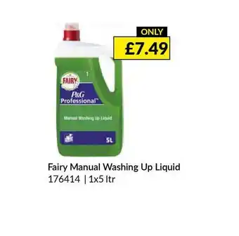 Musgrave MarketPlace Fairy Manual Washing Up Liqiud offer