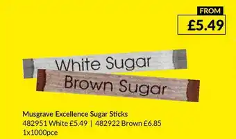 Musgrave MarketPlace Musgrave Excellence Sugar Sticks offer