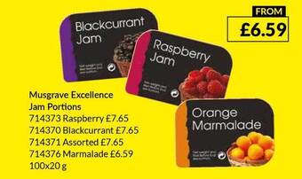 Musgrave MarketPlace Musgrave Excellence Jam Portions offer