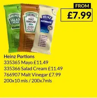 Musgrave MarketPlace Heinz Portions offer
