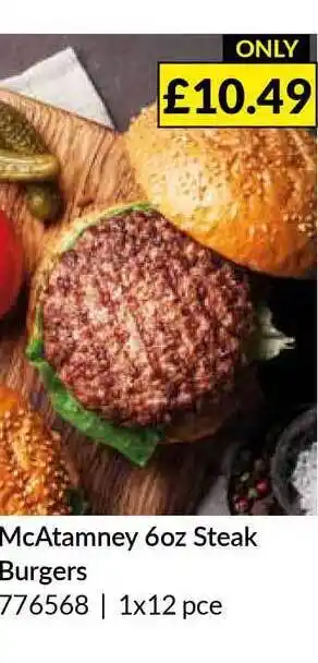 Musgrave MarketPlace Mcatamney 6oz. Steak Burgers offer