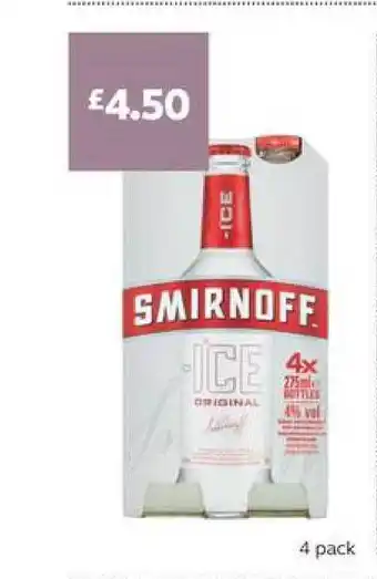 SuperValu Smirnoff Ice offer