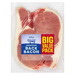 Iceland Iceland Unsmoked Back Bacon 1kg offer