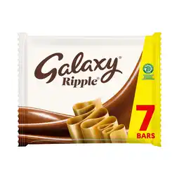 Iceland Galaxy Ripple Chocolate Bars Multipack 7 x 30g offer