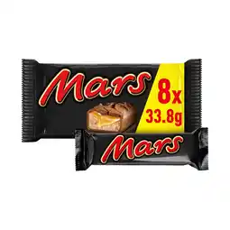 Iceland Mars Caramel, Nougat & Milk Chocolate Snack Bars Multipack 9 x 33.8g offer