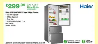 Costco Haier HTR3619FWMP 3 Door Fridge Freezer offer