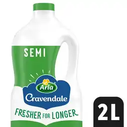 Morrisons Cravendale Filtered Fresh Semi Skimmed Milk Fresher for Longer offer