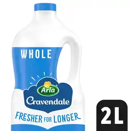 Morrisons Cravendale Filtered Fresh Whole Milk Fresher for Longer offer