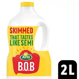 Morrisons Arla BOB Skimmed Milk Tastes like Semi Skimmed offer