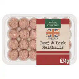Morrisons Morrisons British Beef & Pork Meatballs offer