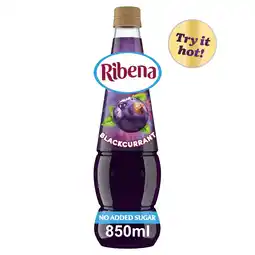 Morrisons Ribena Blackcurrant Squash No Added Sugar offer