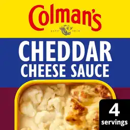 Morrisons Colman's Cheddar Cheese Sauce Pouch offer