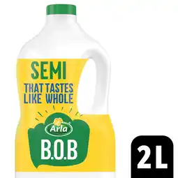 Morrisons Arla B.O.B Semi Skimmed Milk Tastes like Whole offer