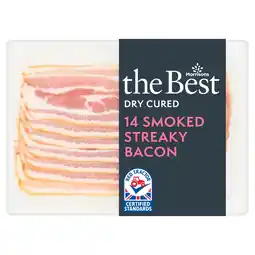 Morrisons Morrisons The Best Dry Cured Smoked Streaky Bacon offer