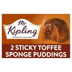 Morrisons Mr Kipling Sticky Toffee Sponge Puddings offer